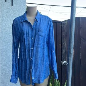 Joie Blue Casual Shirt